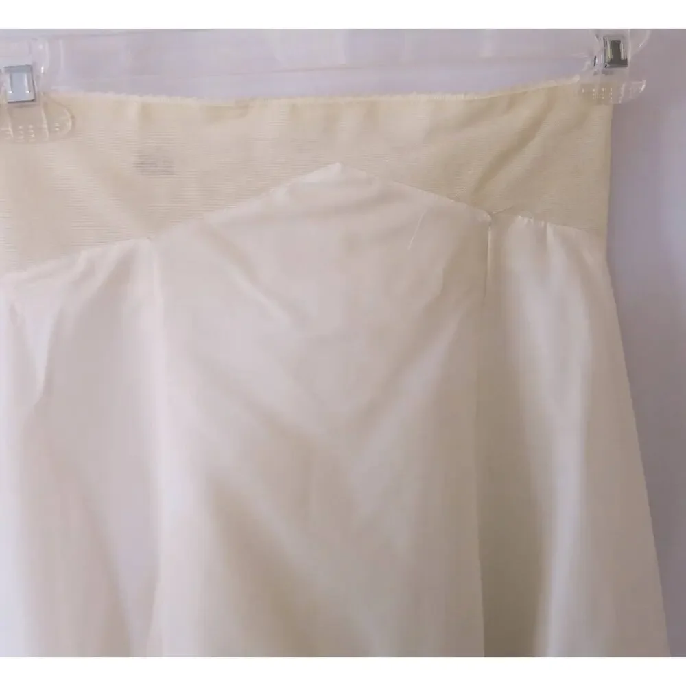 VINTAGE Petticoat/Slip Size 10 Ruffled Layered Tulle Zipper Full Puffy Prairie - Picture 3 of 10